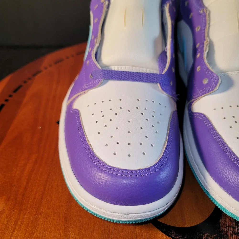 Nike Air Jordan 1 Low Action Grape Sky J Light Olive Purple Teal White DC0774502